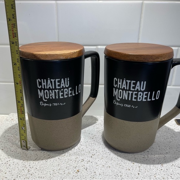 Chateau Montebello covered coffee mugs - Picture 2 of 4